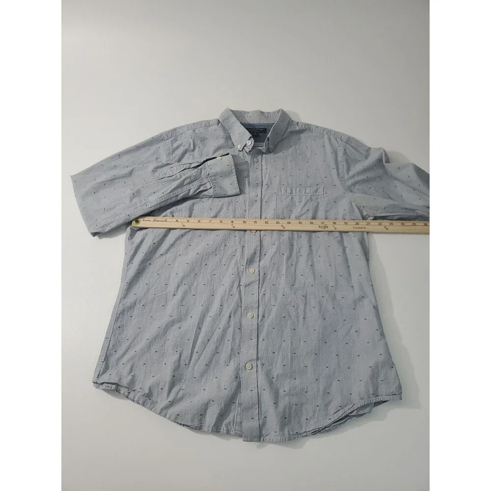 Banana Republic Men's Long Sleeve Button Up‎ Dress Shirt, XL